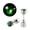 Green, variant on Cool Earring Light up Ear Jewelry Evening Dress Club Flashing Glowing Rhinestones Chain Crystal
