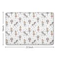 thumbnail image 5 of White Ballerina Unicorn Pattern Flannel Non Slip Door Rugs,Washable Door Mats Indoor,Decorative Door Mats,Dirt-Resistant and Absorbent Doormat for Entrance,Bedroom,Kitchen,Bathroom,23.5x16in(60x40cm), 5 of 5