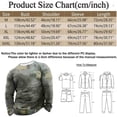 thumbnail image 2 of Tiweut Long Sleeve T Shirt for Men Graphic Printed Round Neck Retro Loose Pullover Tops, 2 of 4