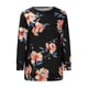 thumbnail image 4 of ICHUANYI Liquidación Blusa casual de manga larga con estampado de costuras para mujer ICHUANYI WER202308244434, 4 of 5