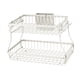 thumbnail image 3 of Cesta de almacenamiento para encimera, 2 cestas de frutas, desmontable, multiusos, resistente, para pan y refrigerios. Blanco, 3 of 8