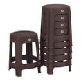 thumbnail image 1 of Kit 6 Bancos de Plástico La Ardilla  para exterior e Interior (Chocolate), 1 of 4