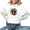 White-2, variant on Black Print Hoodie Graphic Sweatshirt St Patrick Day Star Accent Chicken Pattern Playful Comfortable Casual Wear Print Sweatshirt Graphic Tees Shirts Tops S-2XL