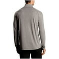 thumbnail image 2 of Men's DRI Release 1/4 ZIP Base Layer Performance Top, Merino blend (Dark Heather, Small), 2 of 3