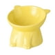 thumbnail image 2 of Comedero elevado para gatos Comedero para mascotas Comedero elevado de cerámica inclinado para gatos Comedero elevado para gatos amarillo, 2 of 9