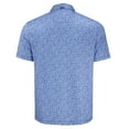 thumbnail image 3 of Men's Cutter & Buck Blue Seattle Mariners Pike Eco Flora Print Recycled Polo, 3 of 3