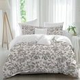 thumbnail image 2 of Sage Green Leaf Bedding 3 Piece Duvet Cover Set Twin Size, Retro Farmhouse Plant Floral Branch Soft Microfiber Comforter Cover with Zipper Closure & Pillowcases, Wrinkle & FadeResistant Quilt Cover, 2 of 9