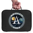 thumbnail image 3 of NASA Apollo Space Program Patch Insulated Soft Sided Lunch Box - Reusable Lunch Bag For School Office Work, BPA Free, 3 of 5