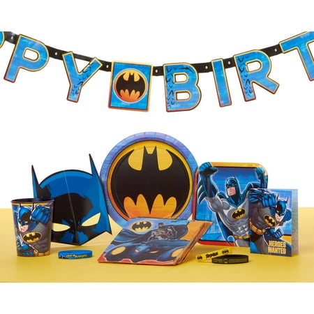 American Greetings Batman Party Supplies Plastic Treat Bags, 8-Count