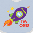 thumbnail image 4 of Inktastic 1st Birthday Rocketship One Year Old Boys or Girls Baby Bib, 4 of 4