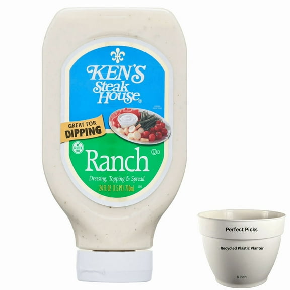 Ken's Steak House Ranch Dressing, Topping & Spread 24 oz