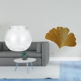 thumbnail image 2 of Pecera Pequeña Transparente, Adorno Para El Hogar, Cuenco, Jarrón, Mesa, Dormitorio, Escritorio, Sala De Estar, Decoración Del Hogar, Hierro Forjado, Hojas De Ginkgo, Escultura Abstracta, 2 of 8