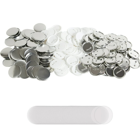 SKYSHALO 2.25" 58mm Button Badge Parts Supplies for Button Maker Machine 500 Sets