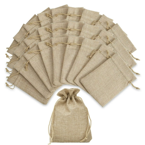 Tiny burlap bags sale