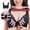Black, variant on Jacenvly Bras for Women Lace No Underwire Stretchable Solid Push-Up Bra Women Bralettes Breathable Soft Comfortable Woman'S Underwear No Rims