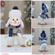thumbnail image 3 of Christmas Blue Series Snowman Cloth Retractable Dolls Decoration for Tree Ornaments Santa Figurine Xmas Gifts Craft Home Decor, 3 of 5