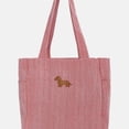 thumbnail image 2 of Vintage Handbag for Women, Canvas South Tote Bag, Red Stripe Casual Shoulder Bag, Spacious Work Bag for Daily Use, Travel, Gift for Her, 2 of 9