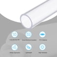 thumbnail image 3 of Unique Bargains Clear PVC Rigid Pipe 25.6mm ID 32mm OD 14" High Impact for Water Pipe, Aquarium, Fish Tank, Clear, 3 of 6
