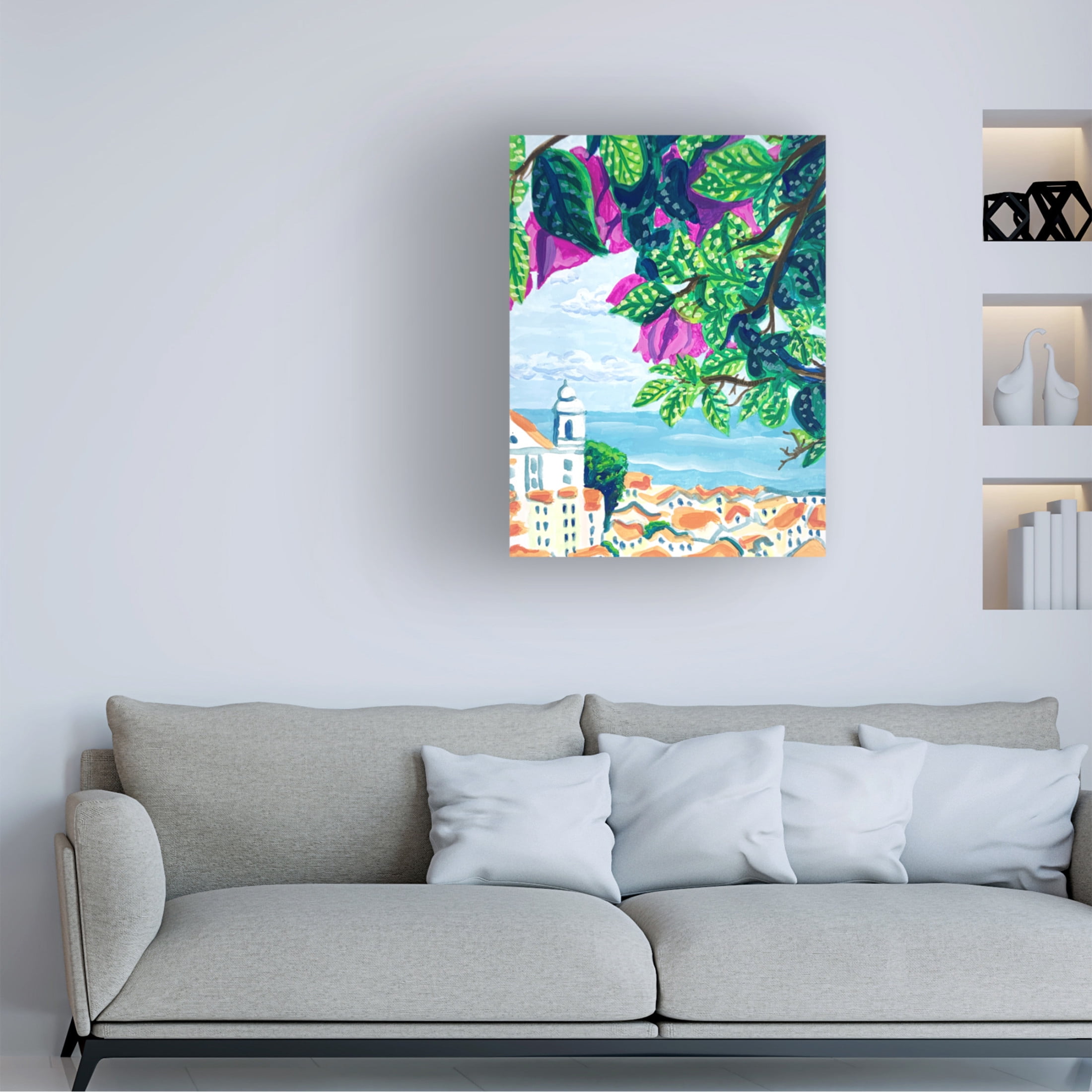 Trademark Fine Art Key and Sea Lisbon Canvas Wall Art