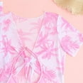 thumbnail image 6 of TOWED22 Girls 3 Piece Bathing Suit Quick Dry Swimsuit Tankini Set with Cover Up Swimwear Pink,11-12 Y, 6 of 7
