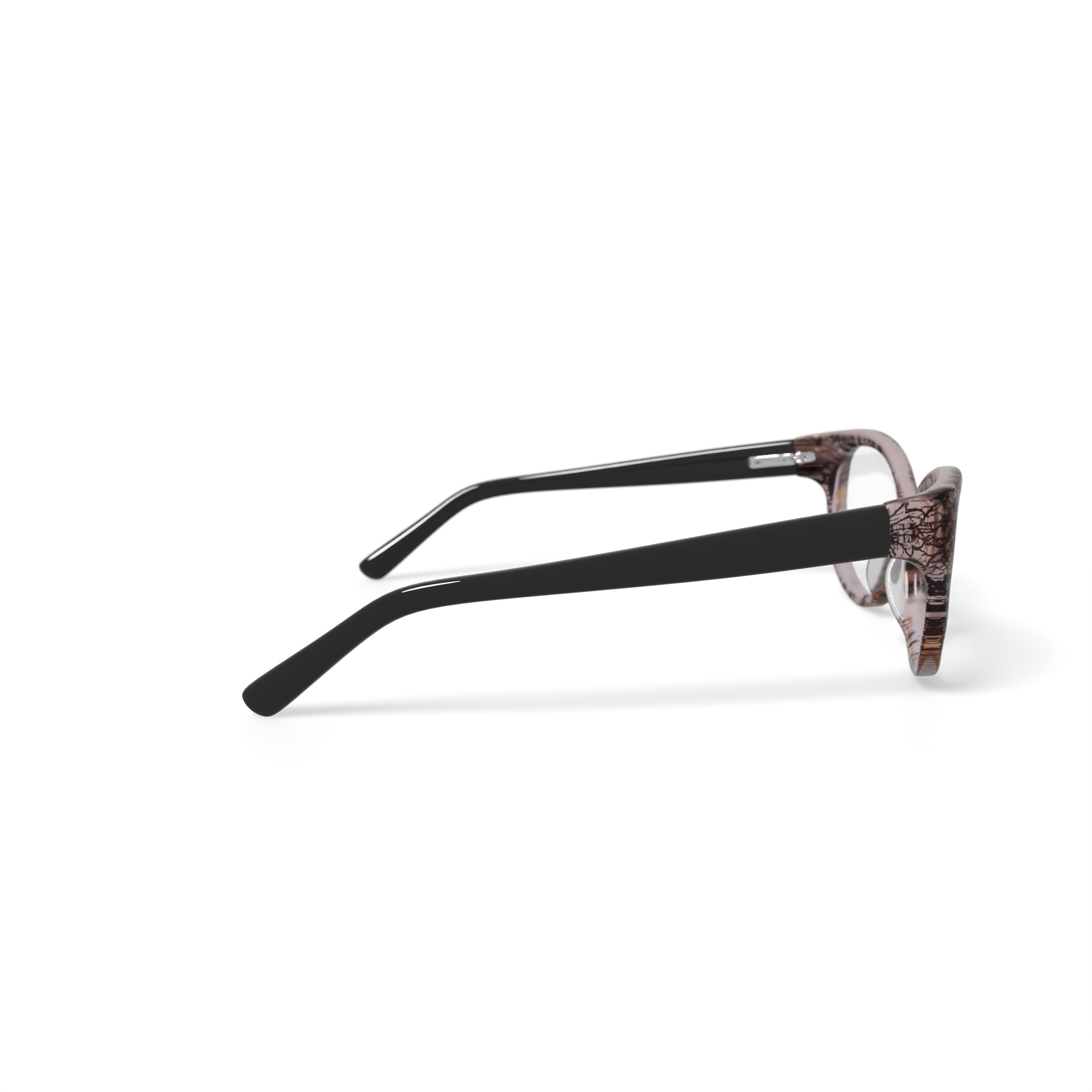 Walmart Women's L5003 Prescription Eyeglasses with Case, Brown