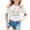 White, variant on Girls Tshirts Clothes for Girls Boys Girls' Island Print Casual T Shirt Fashion Kids' Comfort Fit Top for Beach & Daily Wear Tropical Vacation Vibes