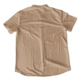 thumbnail image 4 of Men's Short Sleeve Shirts with Pockets Lapel Button Down Print Short Sleeve Plus Size Stretch Shirts Hawaiian Button Down Shirts, 4 of 5