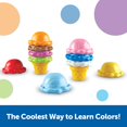 thumbnail image 2 of Conos de colores del arcoíris de Toy Learning Resources Smart Snacks, 2 of 8