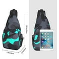 thumbnail image 3 of Sling Bag Baseball Vintage Sport Hiking Daypack Crossbody Shoulder Backpack Travel Chest Pack for Men Women, 3 of 6