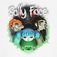 thumbnail image 3 of CafePress - Sally Face The Wretched T Shirt - 100% Cotton Ringed T-Shirt, 3 of 4