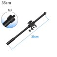 thumbnail image 1 of Support de Microphone Rotatif Trépied Microphone Suspendu Réglable Bras Ciseaux Support Clips de Câble 45Cm, 1 of 9