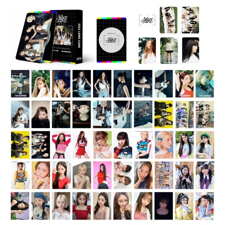 55Pcs IVE LOMO Cards IVE After LIKE Album Photo Poster I’VE MINI Album KPOP Merch IVE Greeting cards IVE Gift Box