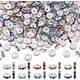 thumbnail image 1 of 300 cuentas espaciadoras de diamantes de imitación de 8 mm con borde ondulado, colores mezclados, brillantes, para pulseras, colgantes, artículos para hacer tú mismo., 1 of 9