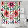 thumbnail image 2 of Waterproof Pioneer Shower Curtain 72x84 Inch Polyester Unique Cute Floral Shower Curtain for Bathroom Hotel Home Decor with 12 Plastic Hooks, 2 of 5