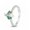 B, variant on Firefly Glow Ring , Luminous Nature-Inspired Zircon Glow in the Dark Rings Jewelry for Women Ring Size 6-9