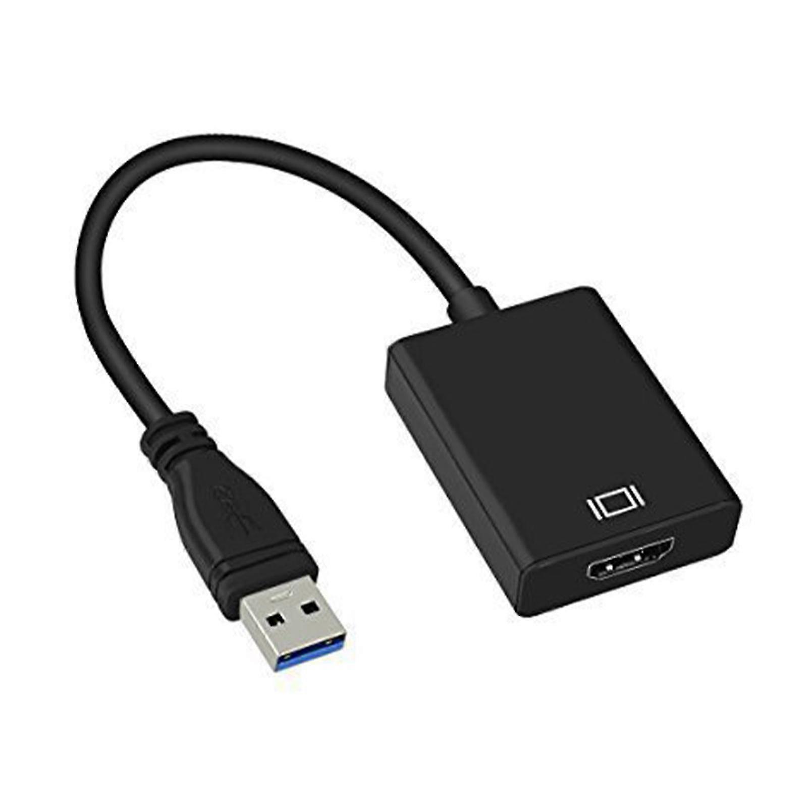 Play Adapter Plug And Play Portable Adapter 1080P 3D For Monitor USB Converter Home ...