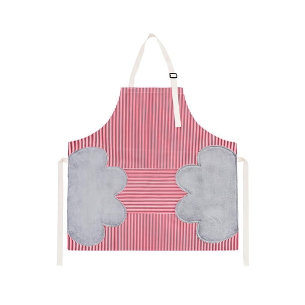Inteprter Delantal de cocina impermeable delantal de cocina ajustable con bolsillo para mujer Cocina y Comedor Numero 3 Inteprter HA026525-03