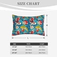 thumbnail image 4 of Uemuo Japanese Koi Print Throw Pillow Case – Cozy & Soft Cushion Cover, Hypoallergenic Pillow Case for Sleeping, Perfect for Women with Envelope Closure-16"x24", 4 of 6