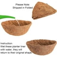 thumbnail image 3 of Casewin 4 PCS 10 Inch Round Coco Liners Hanging Basket,Natural Replacement Coconut Fiber Liner for Garden Flower Pot Vegetables Herbs, 3 of 7