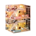 thumbnail image 2 of DIY Doll House Wooden Doll Houses Miniature Surprise Dollhouse Furniture Kit With LED Toys For Children Birthday Christmas Gift Gao Jinjia LED, 2 of 2