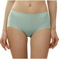thumbnail image 2 of AherBiu Women Seamless Underwear No Show High Waisted Everyday Briefs Breathable Soft Stretch Ladies Panties, 2 of 4