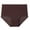Brown, variant on CAIXIA Cotton Underwear for Women No Show Womens Panties Lace Hipster Low Rise Invisibles Briefs Seamless Bikini Panties