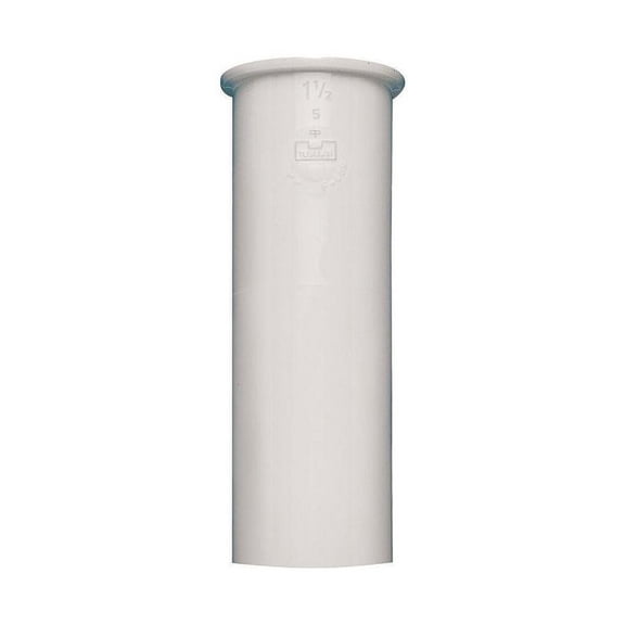 Plumb Pak  1-1/2 in. Dia. x 4 in. L Plastic  Tailpiece