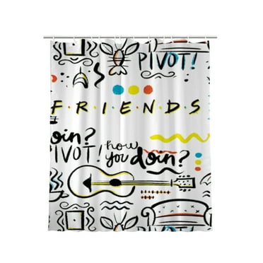 Friends Tv Show Shower Curtain Bathroom Decoration Bath Curtain Waterproof Shower Curtain Home Decor