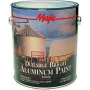 Majic Paints 8-0020-1 1 Gallon Bright Aluminum Durable Paint