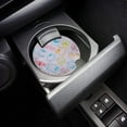 thumbnail image 3 of RYLABLUE Postmark on Mottled Walls Set of 4 Car Coaster for Drinks, Absorbent Ceramic Stone Coasters Cup Mat with Cork Base for Home Kitchen Room Coffee Table Bar Decor, 3 of 5