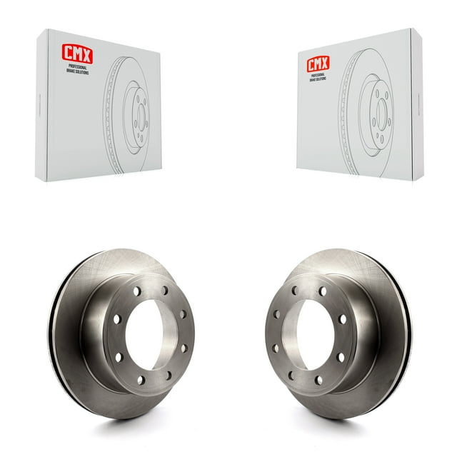 CMX Rear Disc Brake Rotors Pair for Car Ford F-350 Super Duty F-250 Excursion E-450 Econoline K8-100637