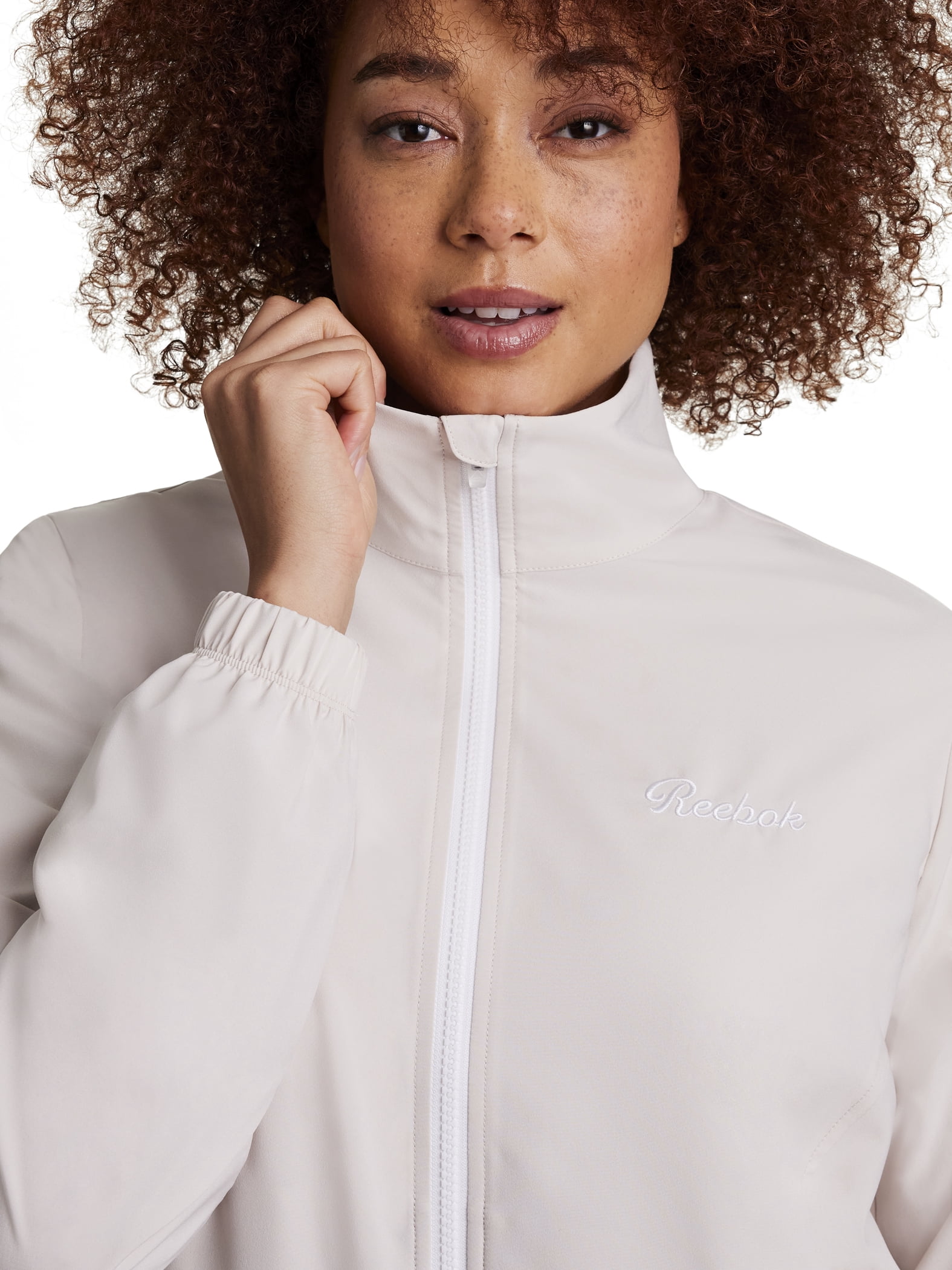 Reebok Women's and Women's Plus Courtside Full Zip Jacket, Sizes XS-4X