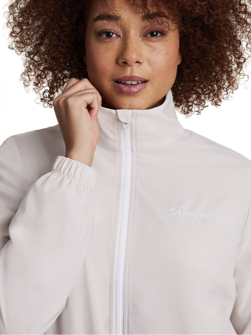 Reebok Women's and Women's Plus Courtside Full Zip Jacket, Sizes