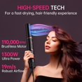 thumbnail image 3 of 5-in-1 Professional Hot Air Styler Kit, Complete Hair Dryer Brush System with 110,000 RPM Motor for Volumizing, Smoothing & Auto-Wrapping Curls, 3 of 16